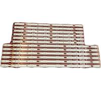 Bande LED pour TV, kit de rétroéclairage 12 pièces, matériau en cuivre durable, installation personnalisable