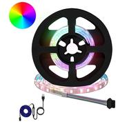 Bande led - ruban led Vidaxl Bande LED 2 pcs Noir et Transparent 450 mm Cuivre et plastique
