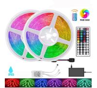 Bande LED - RVB - 15M - Étanche - Télécommande 44 touches - Multicolore