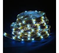 Bande LED Schmachtl McLED SMD3528, blanc froid, 12 V CC, IP68, 8 mm, circuit imprimé blanc, 30 LED/mètre 121.200.10.0