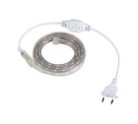 Bande LED SMD 5050 étanche 220 V 60 LED/m Ruban flexible Lumière de corde 1 mètre, blanc