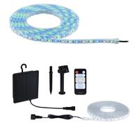 Bande LED solaire Paulmann avec télécommande, 5 m, IP44, 3,2 W, 22 lm/m, 60 LED/m, RGB