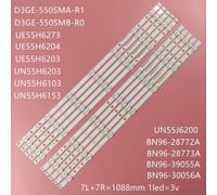 Bande LED tv pour UN55J6201 UN55H6203 UN55H6103 UN55H6153 UN55J6200 D3GE-550SMA-R1/D3GE-550SMB-R0 20 pieces 2TV Nipseyteko