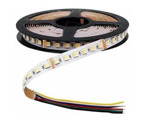 Bande Led V-Tac Smd5050 24 W/M 5 M 60 Led/M 24 V 3 En 1 + Rvb Ip20 12 Mm