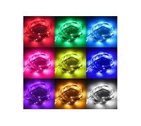 Bande lumineuse 5050 RVB à changement de couleur LED USB 200CM + télécommande Blanc MK15