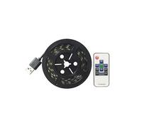 Bande lumineuse 5050 RVB Changement de couleur LED USB 200CM + Télécommande Noir MK16