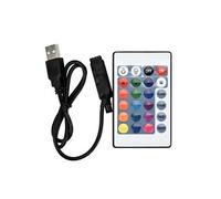 Bande lumineuse 5050RGB à changement de couleur LED USB 200CM + télécommande(Non-étanche) Blanc MK13