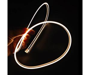 Bande Lumineuse en Silicone Super Étroite, Tube Néon Flexible, Encastrée, Diffuseur en Gel de Silicone, Canal Étanche, Lampe pour Armoire et Placard, DC 12V cold white