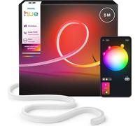 Philips Hue Bande LED extérieure Neon 5 m RGB+Blanc 1100 lm Blanc