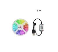 Bande lumineuse LED 1M Synchroniser avec la musique USB 5050 RGB flexible Blanc K18