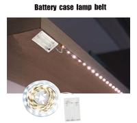Bande lumineuse LED 5V non étanche, sans batterie intégrée, à alimentation par batterie, lumière blanche. Barre lumineuse auto-adhésive, convient pour armoire à chaussures, armoire, décoration de cuis