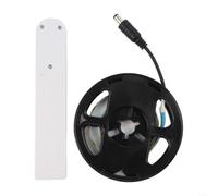 Bande lumineuse LED à détecteur de mouvement avec mode jour/nuit, minuterie réglable, pour alimentation par batterie ou USB, flexible sous éclairage (lumière blanche) (lumière chaude) (lumière chaude)