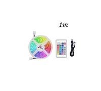 Bande lumineuse led avec lumière multicolore rgb flexible usb 5050 - blanc