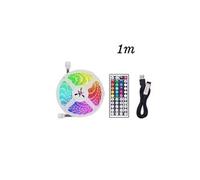 Bande lumineuse led avec lumière multicolore rgb flexible usb 5050 - blanc