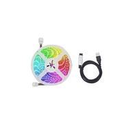 Bande lumineuse LED avec lumière multicolore USB 5050 RGB flexible(Pas étanche) Blanc K72