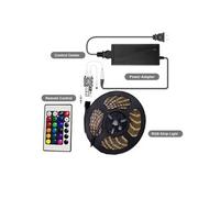 Bande lumineuse LED Avec Plug 900 Lumière 2835 RVB 15M（Non-étanche）+44 touches Wifi Contrôleur Multicolore MK85 Multicolore G
