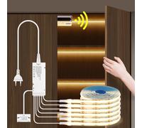 Bande lumineuse LED COB 12V, interrupteur intelligent à double capteur de porte, éclairage d'armoire pour votre chambre, bande LED Dupont, ouverture de porte Natural White