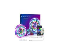 Bande lumineuse led couleur rgb 10m alimentée par usb contrôle par application bluetooth luminaire décoratif d'intérieur