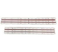 Bande lumineuse LED, longueur 108,4 cm, tension 12 V, flux lumineux 60 lumens, matière plastique, compatible avec plusieurs modèles de téléviseurs