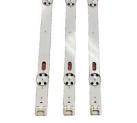 Bande lumineuse LED, longueur 830 mm, matériau aluminium, compatible avec plusieurs modèles de téléviseurs, flux lumineux inférieur à 60, source d'alimentation CC