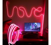 Bande lumineuse LED néon flexible USB à intensité variable tactile 1m/2m/3m/4m/5m, luminosité réglable 5V, barre d'éclairage d'ambiance pour miroir de maquillage de streaming en direct, miroir de vani
