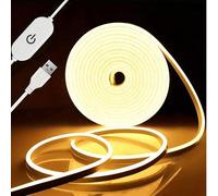 Bande lumineuse LED néon RGB en silicone souple, lumière d'ambiance de Noël, télécommande sans fil, changement de couleur, décoration lumineuse pour festival intérieur et extérieur, 1m/2m/4m/5m 4m,2m,