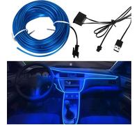 Bande lumineuse LED - PZCC - 5m - 5V USB - Bleu - Flexible, étanche