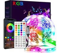 Bande lumineuse LED RGB 1M-40M, synchronisation de la musique, USB 5V, télécommande, ruban Flexible, lampe pour chambre, fête, TV, bureau, chambre à coucher, décoration