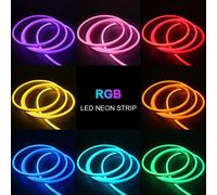 Bande lumineuse LED RGB - Bande lumineuse LED flexible - 15 mètres - Contrôle via application et télécommande - Synchronisation musicale - Silicone étanche - Intensité variable
