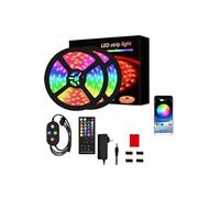 Bande lumineuse LED Souple RGB étanche Bluetooth Avec télécommande 40 touches ,10m