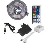 Bande lumineuse LED Souple RGB Pas étanche DC 12V Avec télécommande 3m -multicolore Multicolore G