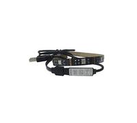 Bande lumineuse LED Souple RGB Pas étanche DC 5V 0.3m-noir Noir G