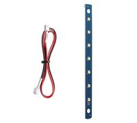 Bande lumineuse pour imprimante 3D - Barre d'éclairage pour vitrine, barre d'éclairage flexible de 22,9 cm avec 7 perles lumineuses LED pour imprimante 3D
