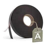 Bande magnétique 3m autocollante, Bande magnétique Auto-adhésive 12 mm de large x 3m (Polarité A)