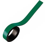 Bande magnétique de couleur effaçables à sec 50 mm x 5 m - Rouleau de Étiquettes Magnétiques Inscriptibles - Ruban aimanté inscriptible (réinscriptible) pour étiqueter et marquer, Couleur:vert