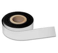 Bande magnétique en PVC, blanche, 30 mètres x 25 mm