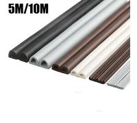 Bande météo pour fenêtre DIEP, 5M/10M, bande d'étanchéité en mousse de caoutchouc acoustique auto-adhésive, coupe-vent, isolation pour porte grey
