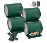 Bande occultante PVC lot de 4 rouleaux verts pour clôture rigide - Brise-vue extérieur résistant aux intempéries