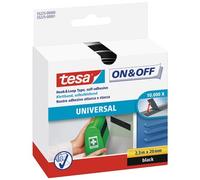 Bande ON&OFF auto agrippante velcro noir 2,5mx20mm