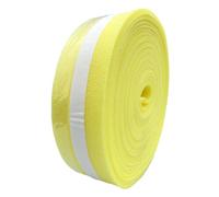 Bande périphérique isolante autocollante 25 m 150 x 8 mm plancher chauffant | La mousse à cellules fermées désolidarise la chape des murs, réduit les pertes de chaleur et limite le passage des laitances.
