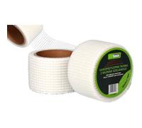 Bande Placo 4,5 Cm X 10 M-Ruban De Fibre Verre Avec Toile Pour Plaques Plâtre-Vande Fibree Auto-Adhésif Pour Joint Fissure Mur-Tissu Grillagée Pour Fissure Réparation Trous Enduit