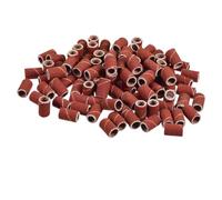 Bande Ponceuse Ensemble de tambours ponçage grain 80, 100 et 120 avec mandrins bandes abrasives for outils rotatifs Pour Belt Sander(102pcs 100 Grit 1l2)