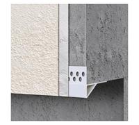 Bande PVC Déviateur Eau Sous Avant-toit Pour Protection Mur | Modern Solin De Toit, Guide Goutte Soffite Pour Fascia/ Soffite/ Coins & Bas Toiture(W 3.4cm,4.2m (165.4in) L)