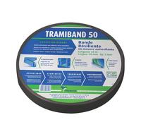 Bande résiliente multifonction noir 30m x 50mm Tramiband