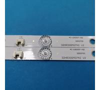Bande rétro-éclairage 2 pièces 7LED tv 550mm LED tv, pour 32S3750 32HR330M07A2 V2 LVW320CSOT 32D700 HR-56613-12785 YHA-4C-LB320T-YHL 1 set Nipseyteko