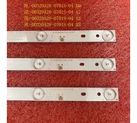 Bande rétroéclairage LED Nipseyteko JVC 32LEM-1009 32LEM-1007/T2C LE-32D7 180.DT0-32D900-0H HL-00320A28-0701S-04 B0 A2 A3 D3 3 pièces