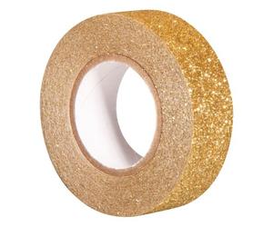 Bande Scintillante, Or, 15mm, Rouleau 5m