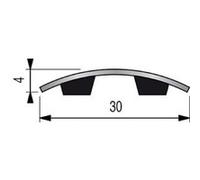 Bande seuil laiton adhésive 0,83mm - DINAC - 0020010 Noir G