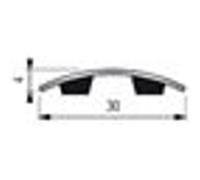 Bande seuil laiton adhésive 0,93mm - DINAC - 0020020 Noir G