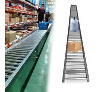 Bande transporteuse robuste de 50,8 cm de large - Options de 6,1 m, 5,5 m, 4,9 m, 4,3 m, 3,7 m, 3 m, 2,4 m, 1,8 m, 1,2 m, 0,6 m, pour entrepôt industriel et chargement de camion (213 cm)